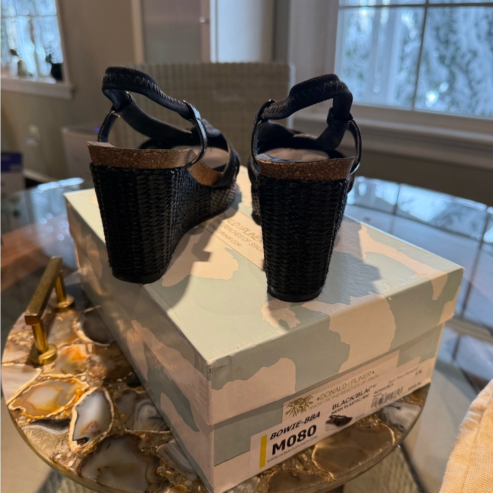 Donald J. Pliner Black Strappy Sandals - Picture 4 of 7
